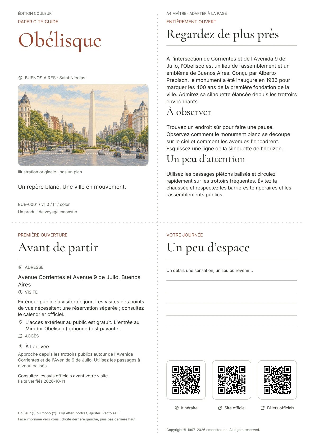 Couverture réelle du guide Obélisque · Édition couleur