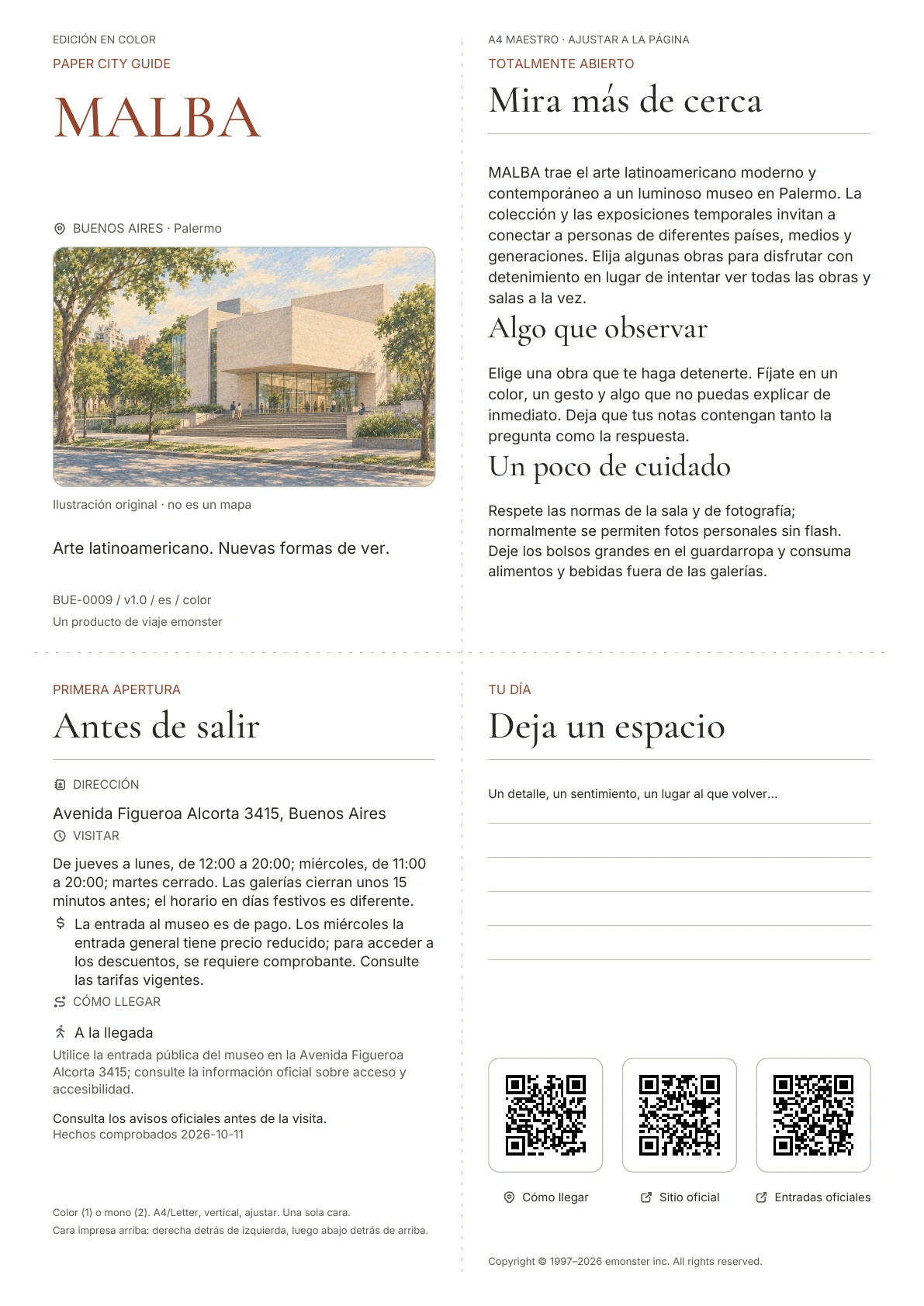 Portada real de la guía Museo de Arte Latinoamericano de Buenos Aires · Edición en color
