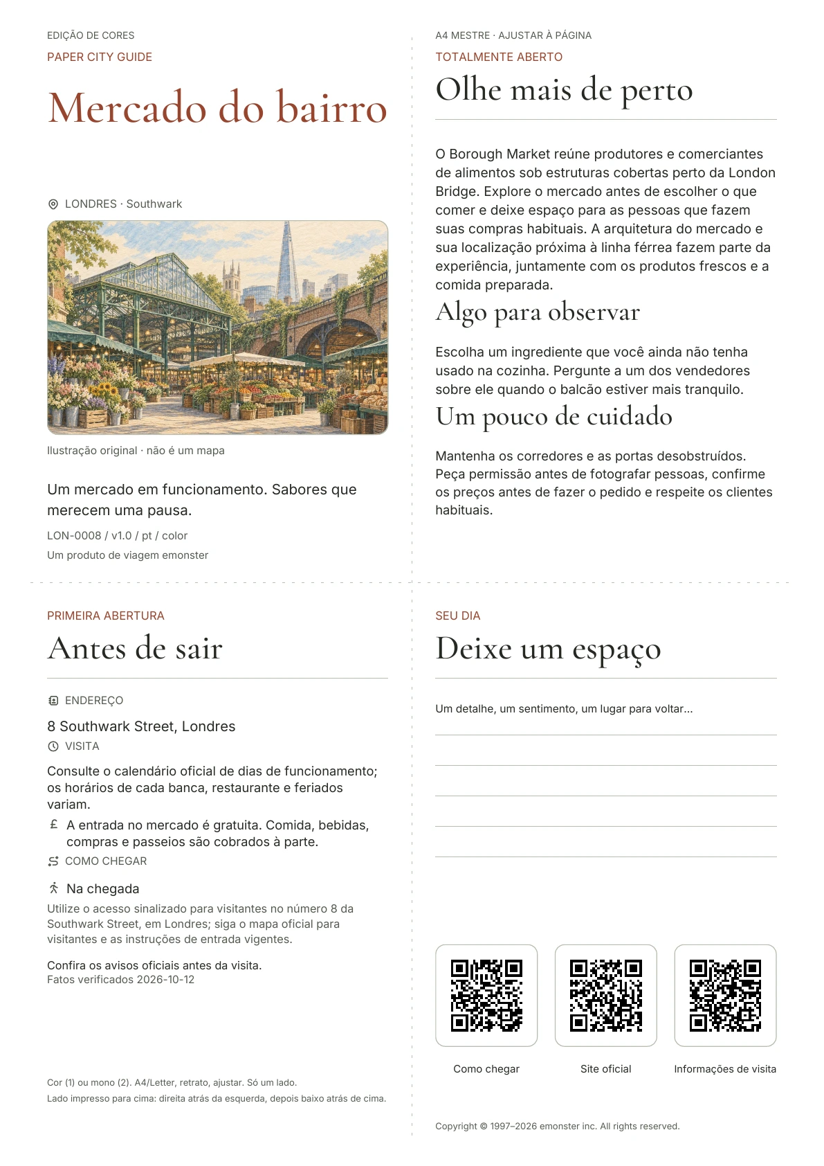Capa real do guia Mercado do bairro · Edição colorida