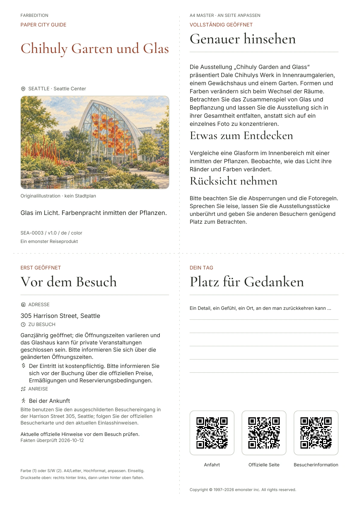 Tatsächliches Titelblatt: Chihuly Garten und Glas · Farbausgabe