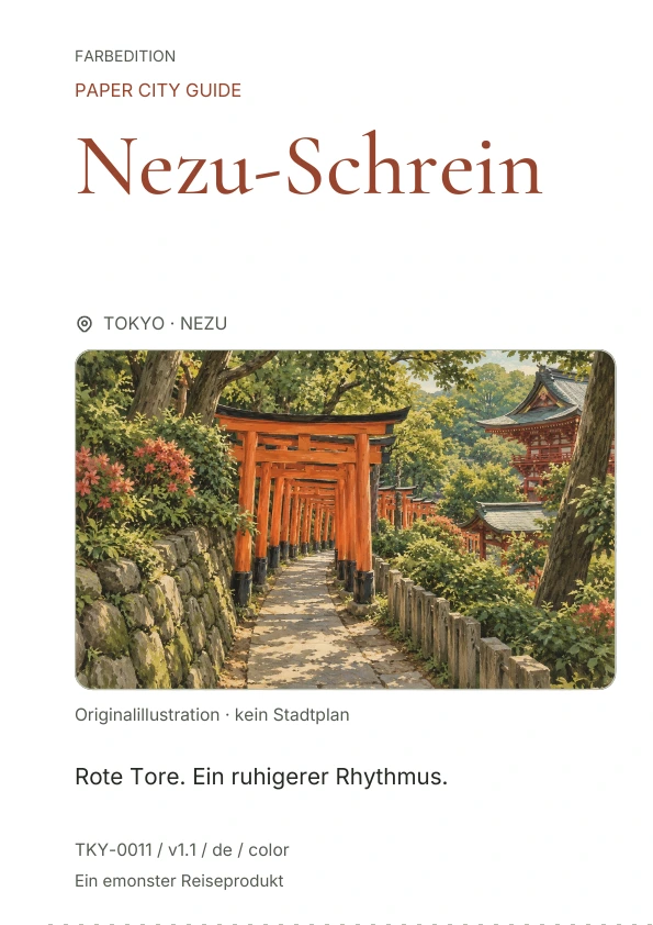 Nezu-Schrein · Cover-Vorschau