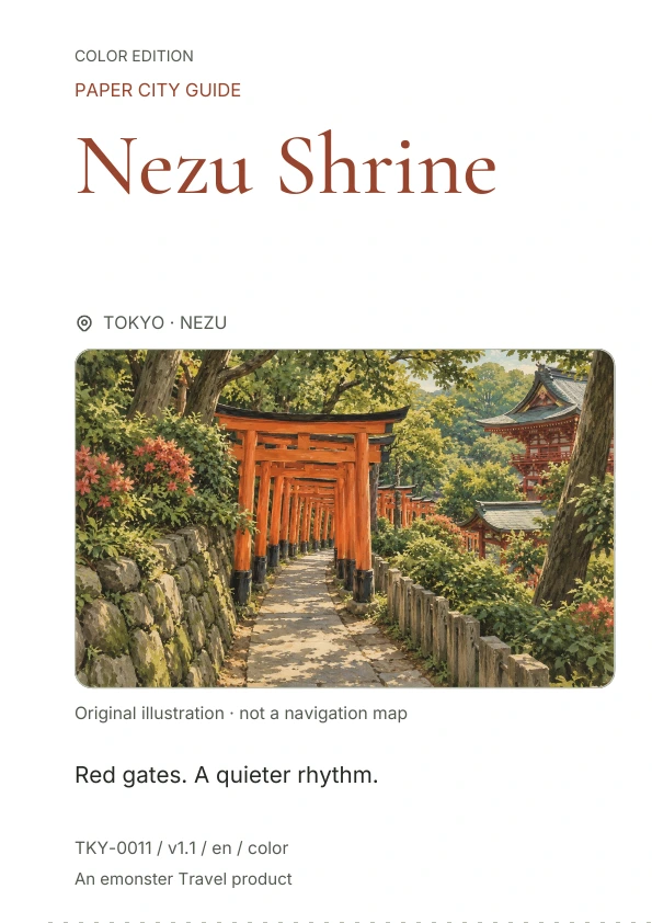 Nezu Shrine · Cover preview