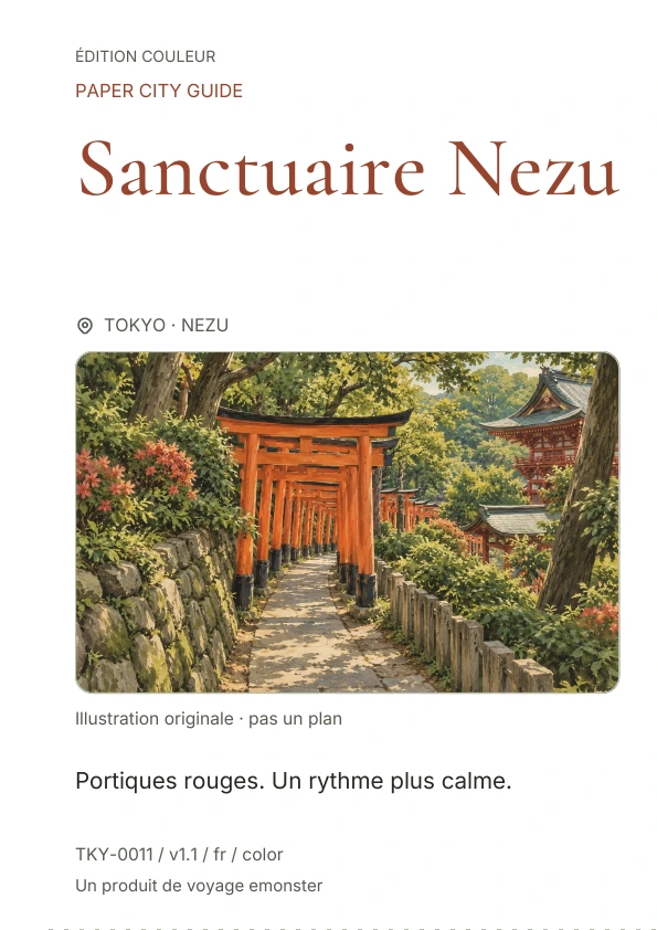 Sanctuaire Nezu · Aperçu de la couverture