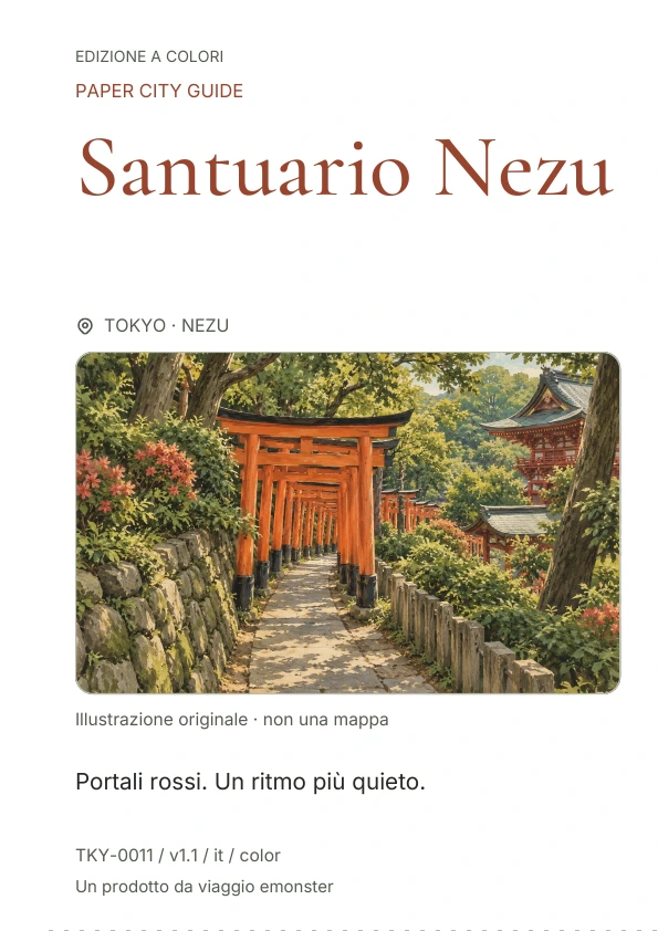Santuario Nezu · Anteprima della copertina