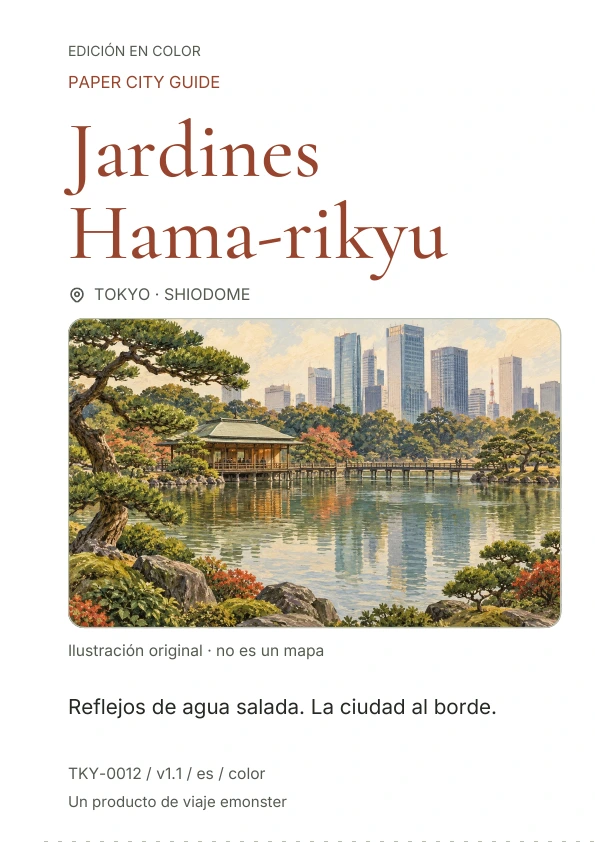 Jardines Hama-rikyu · Vista previa de la portada