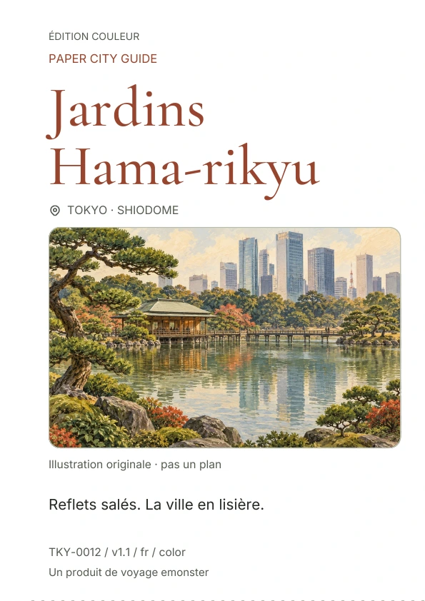 Jardins Hama-rikyu · Aperçu de la couverture