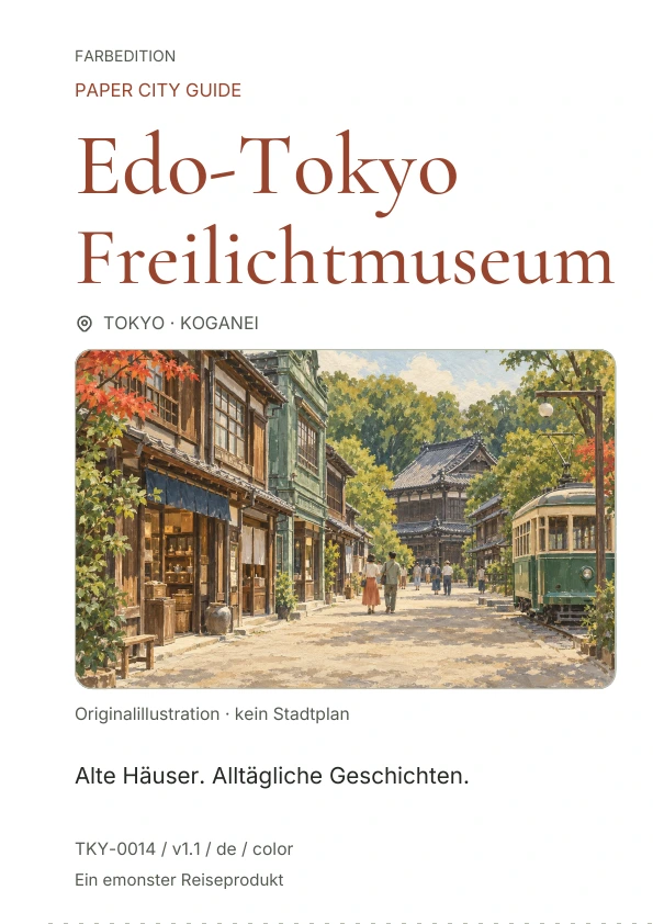 Edo-Tokyo-Freilichtmuseum für Architektur · Cover-Vorschau