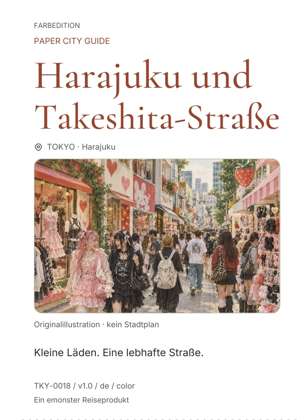 Harajuku und Takeshita-Straße · Cover-Vorschau