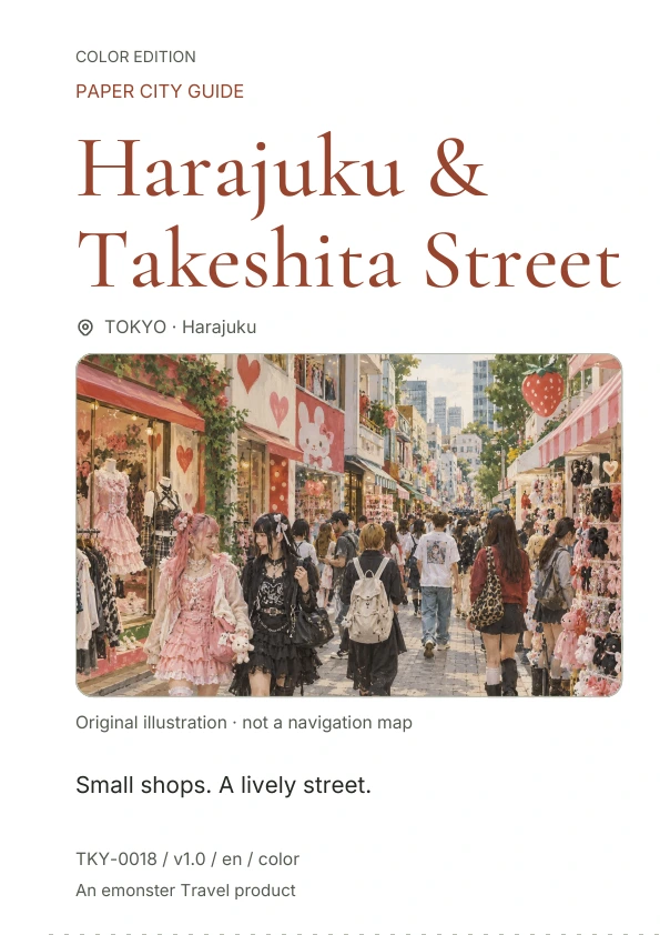 Harajuku & Takeshita Street · Cover preview