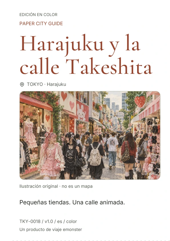 Harajuku y la calle Takeshita · Vista previa de la portada