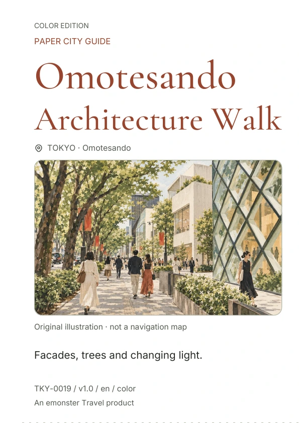 Omotesando Architecture Walk · Cover preview
