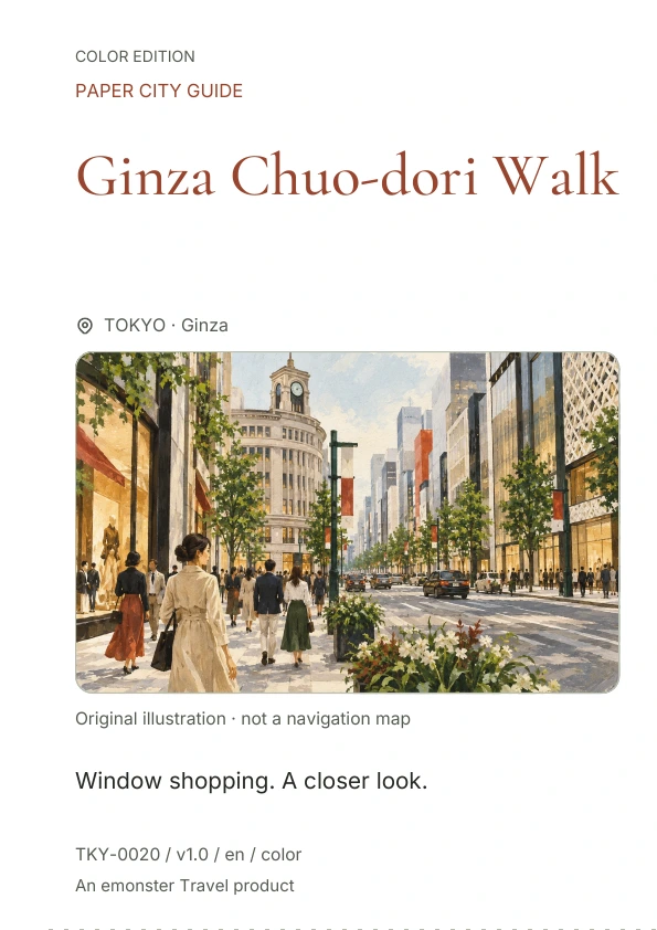 Ginza Chuo-dori Walk · Cover preview