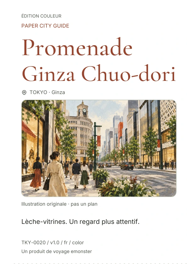Promenade Ginza Chuo-dori · Aperçu de la couverture