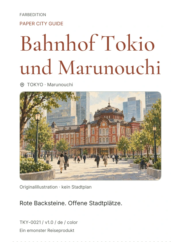 Bahnhof Tokio und Marunouchi · Cover-Vorschau