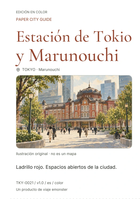 Estación de Tokio y Marunouchi · Vista previa de la portada