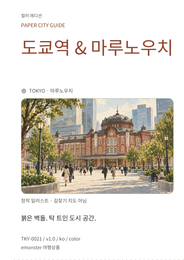도쿄역 & 마루노우치 · 표지 미리보기