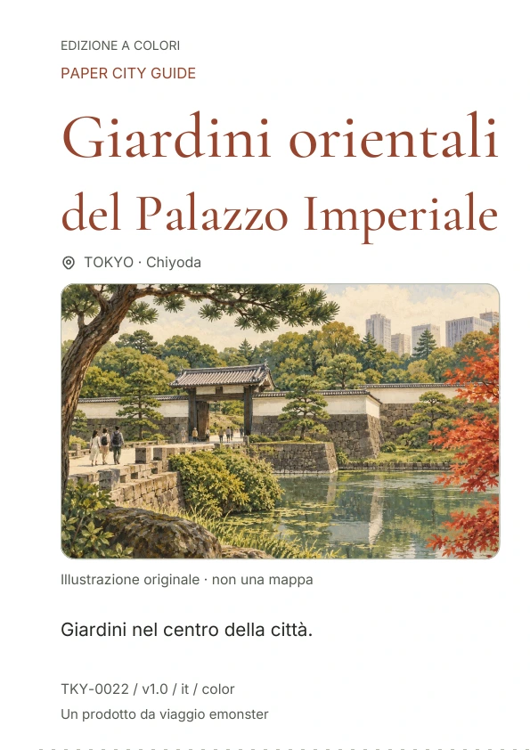 Giardini orientali del Palazzo Imperiale · Anteprima della copertina