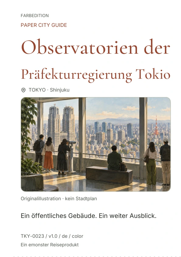 Observatorien der Präfekturregierung Tokio · Cover-Vorschau