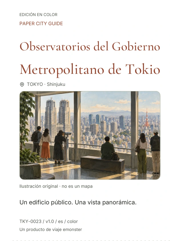 Observatorios del Gobierno Metropolitano de Tokio · Vista previa de la portada