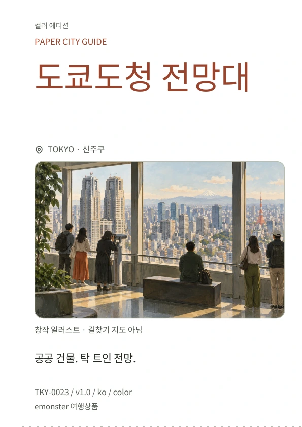 도쿄도청 전망대 · 표지 미리보기