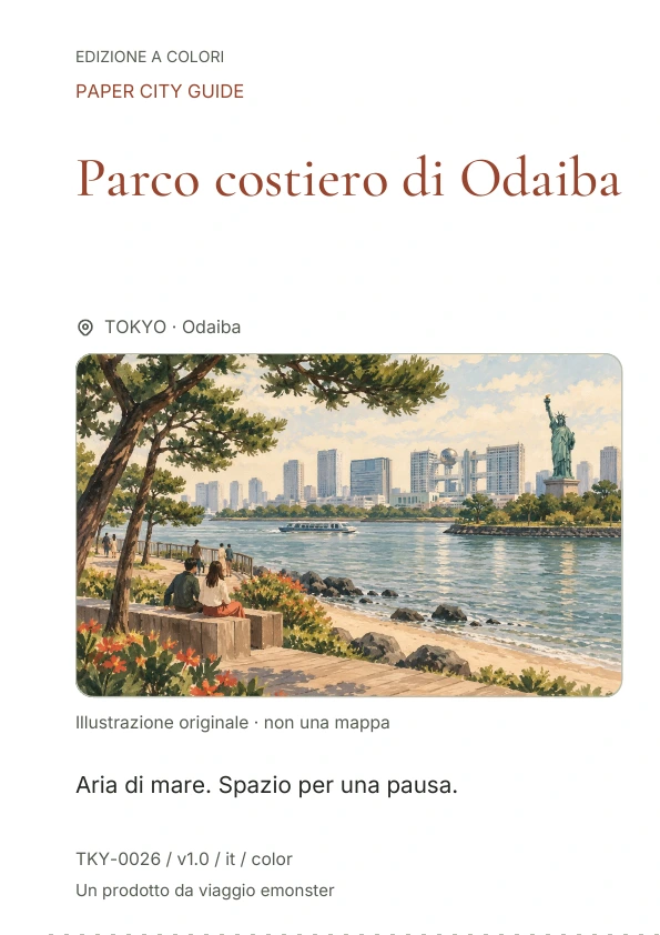 Parco costiero di Odaiba · Anteprima della copertina