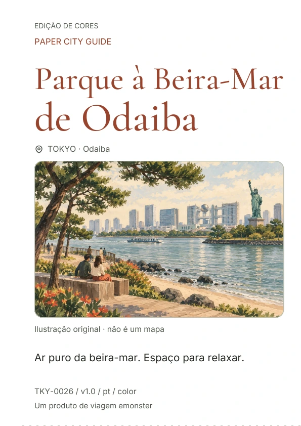 Parque à Beira-Mar de Odaiba · Prévia da capa