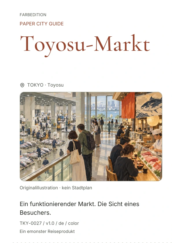 Toyosu-Markt · Cover-Vorschau