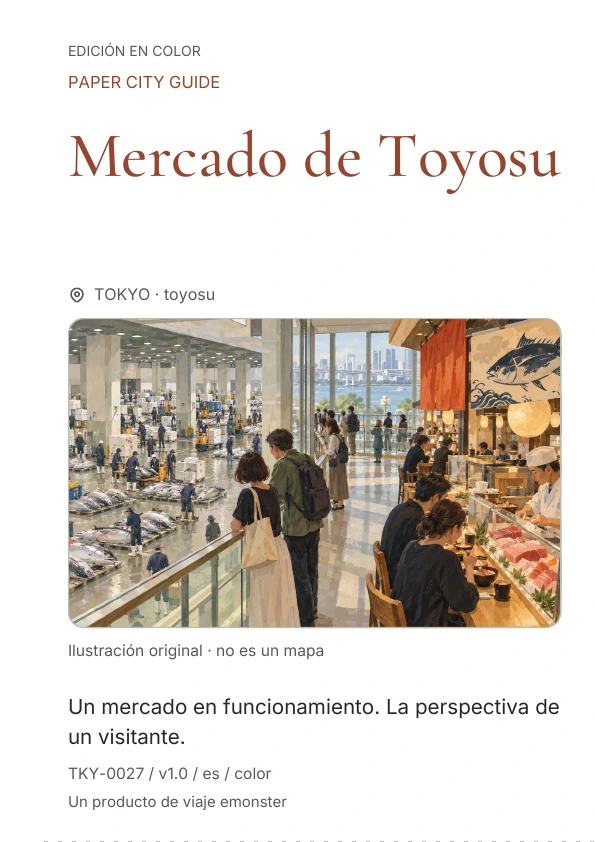 Mercado de Toyosu · Vista previa de la portada