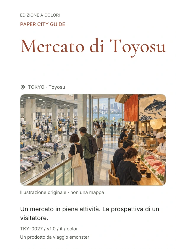Mercato di Toyosu · Anteprima della copertina