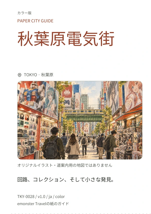 秋葉原電気街 · 表紙のプレビュー