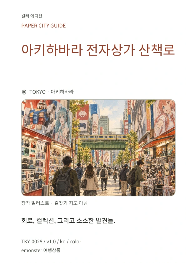아키하바라 전자상가 산책로 · 표지 미리보기