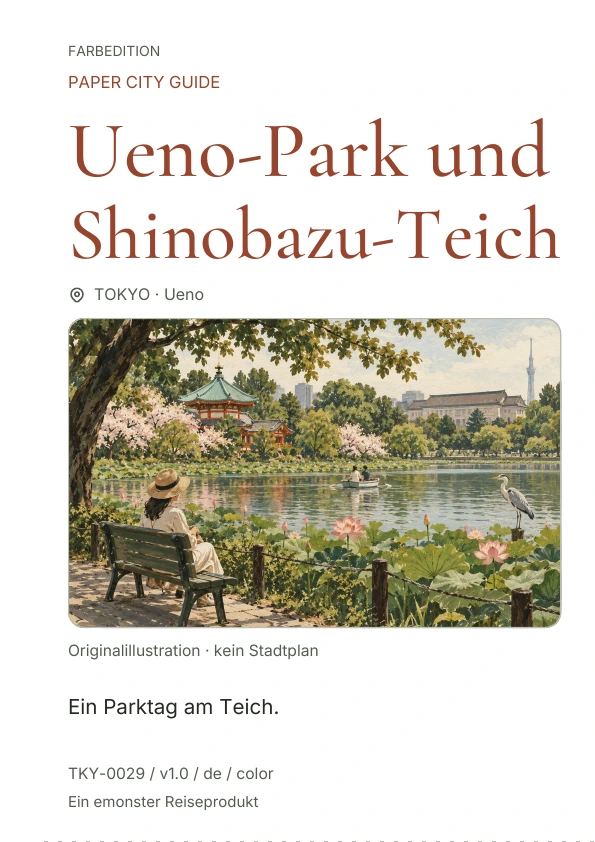 Ueno-Park und Shinobazu-Teich · Cover-Vorschau