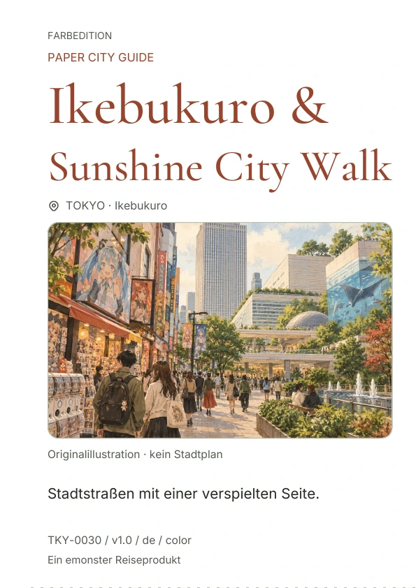 Ikebukuro & Sunshine City Walk · Cover-Vorschau