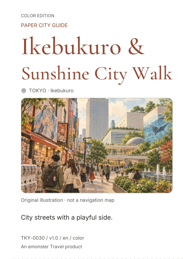 Ikebukuro & Sunshine City Walk · Cover preview