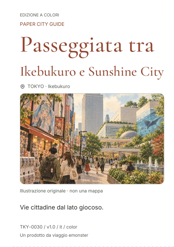Passeggiata tra Ikebukuro e Sunshine City · Anteprima della copertina
