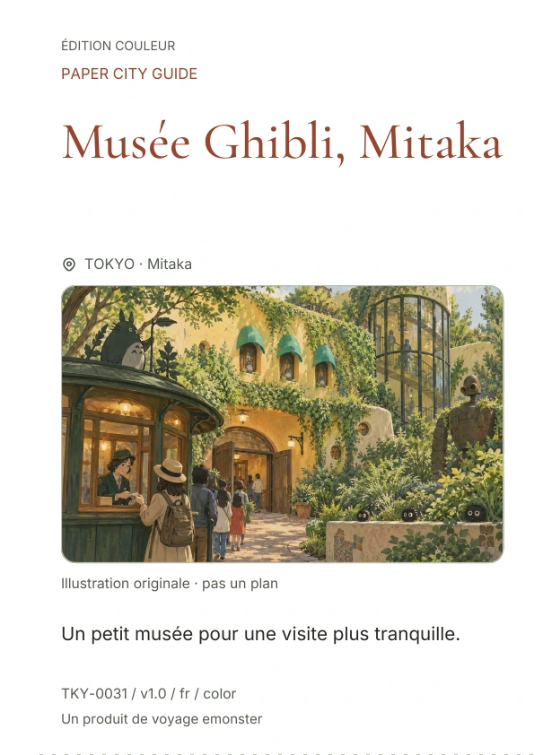 Musée Ghibli, Mitaka · Aperçu de la couverture