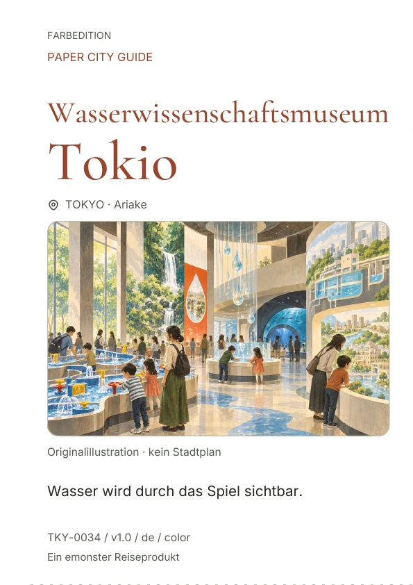 Wasserwissenschaftsmuseum Tokio · Cover-Vorschau