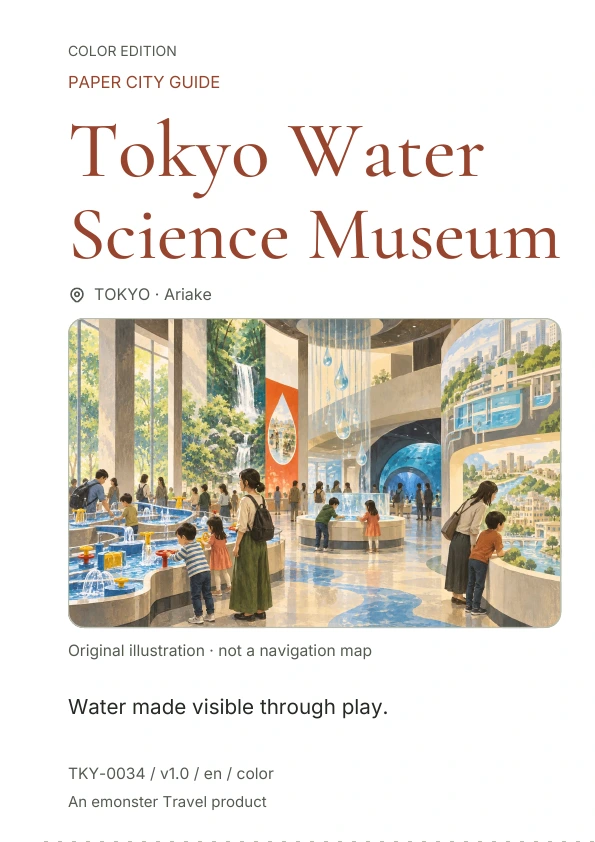 Tokyo Water Science Museum · Cover preview