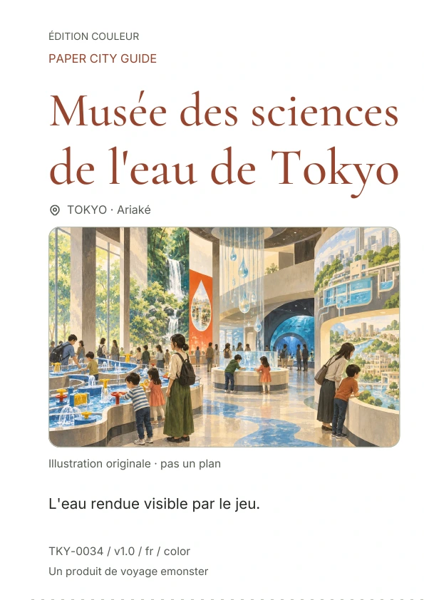 Musée des sciences de l'eau de Tokyo · Aperçu de la couverture
