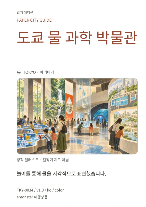 도쿄 물 과학 박물관 · 표지 미리보기
