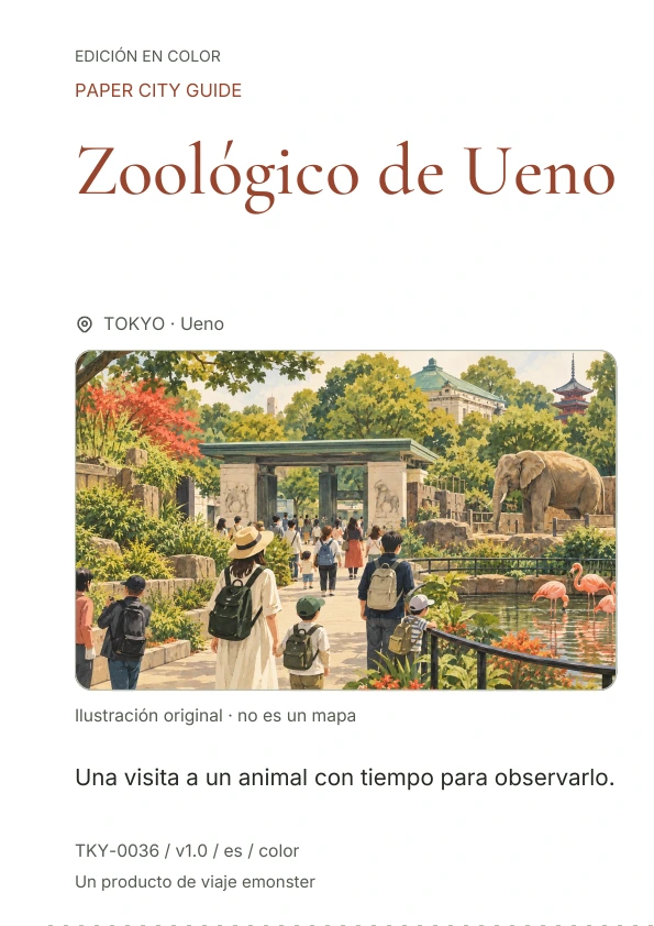 Zoológico de Ueno · Vista previa de la portada