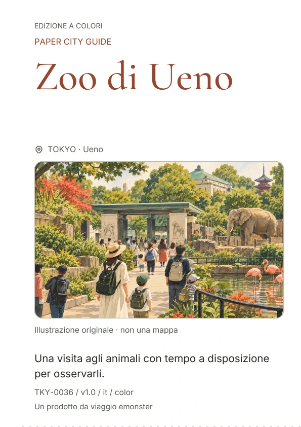 Zoo di Ueno · Anteprima della copertina