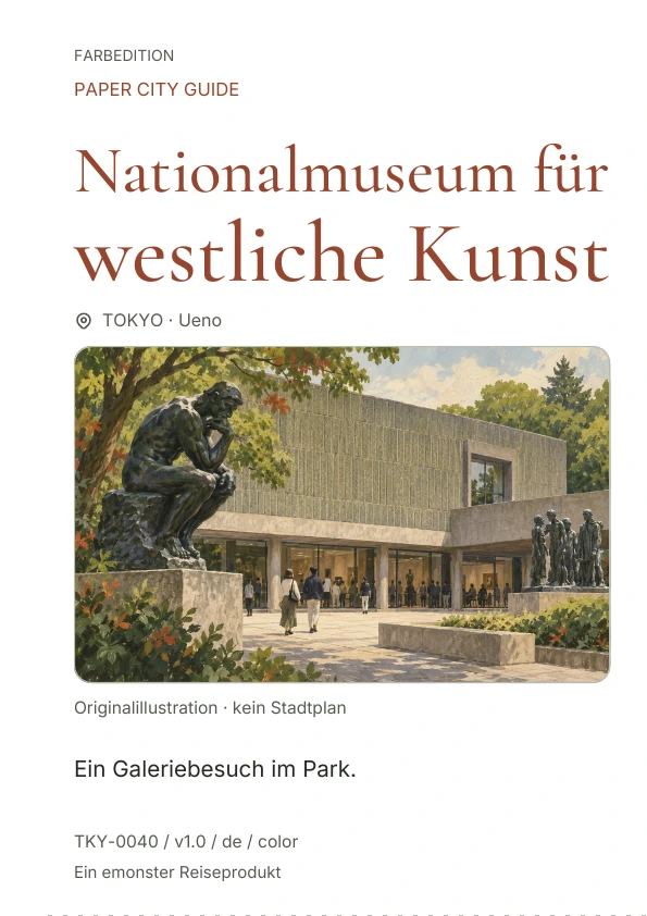 Nationalmuseum für westliche Kunst · Cover-Vorschau