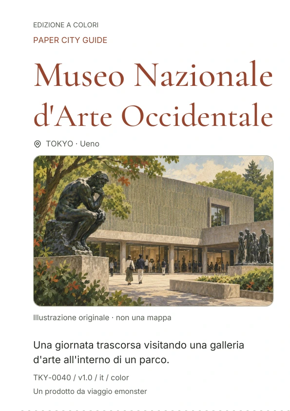 Museo Nazionale d'Arte Occidentale · Anteprima della copertina