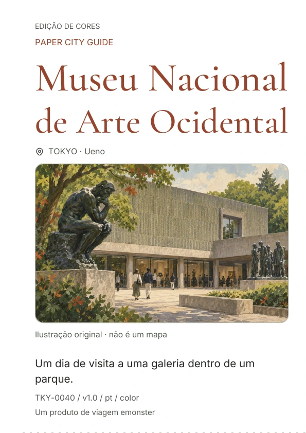 Museu Nacional de Arte Ocidental · Prévia da capa