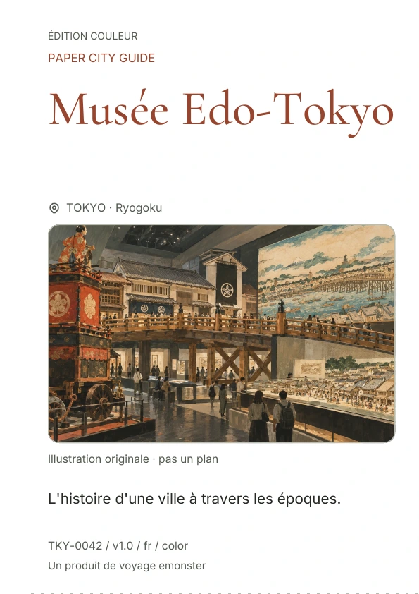 Musée Edo-Tokyo · Aperçu de la couverture