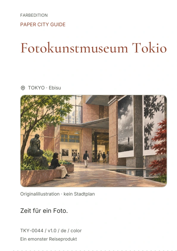 Fotokunstmuseum Tokio · Cover-Vorschau