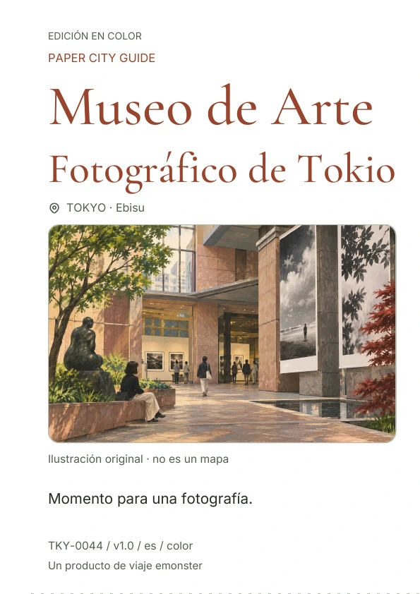 Museo de Arte Fotográfico de Tokio · Vista previa de la portada