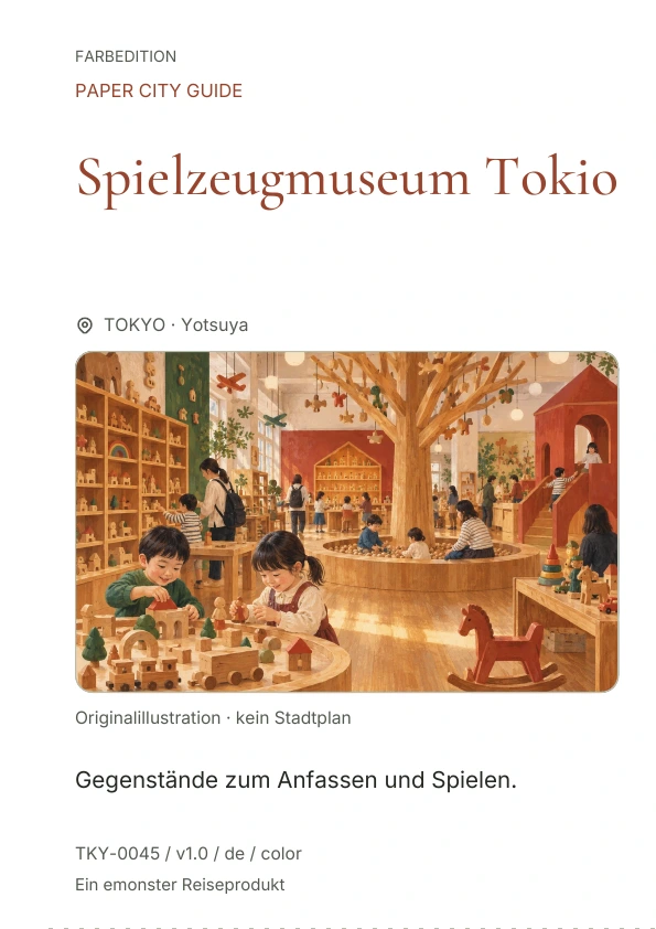 Spielzeugmuseum Tokio · Cover-Vorschau