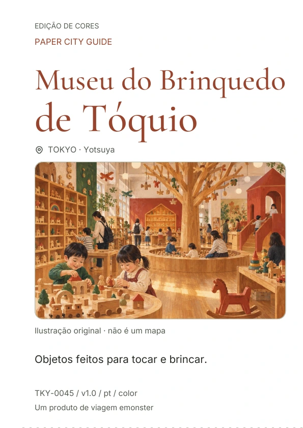 Museu do Brinquedo de Tóquio · Prévia da capa